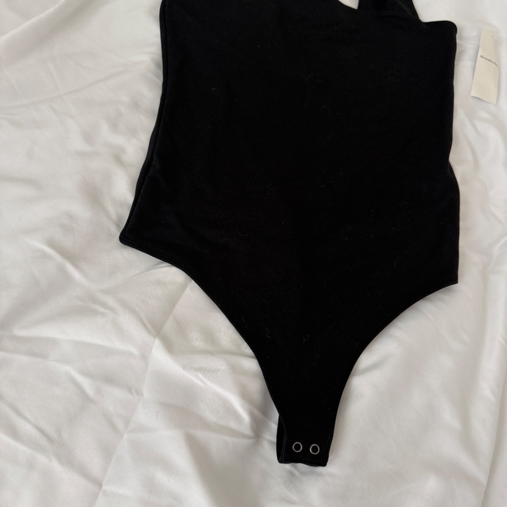 abercrombie & fitch bodysuit   Size small  Condition: NWT  Color: black   Detail - Picture 2 of 4